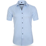 Polo Hemd Herren | Atmungsaktiv & Knitterarm – Hellblau