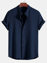 Polo Herren | Stehkragen & Atmungsaktiver Komfort – Marineblau