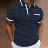 Polo Shirt Herren | Kontrastkragen & Smart-Casual Finish – Dunkelblau