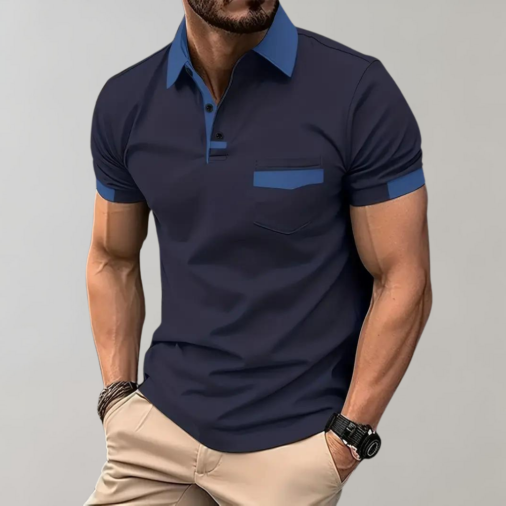 Polo-Shirt | Kurzarm | Knopfleiste | Kragen-T-Shirt | Herrenhemden