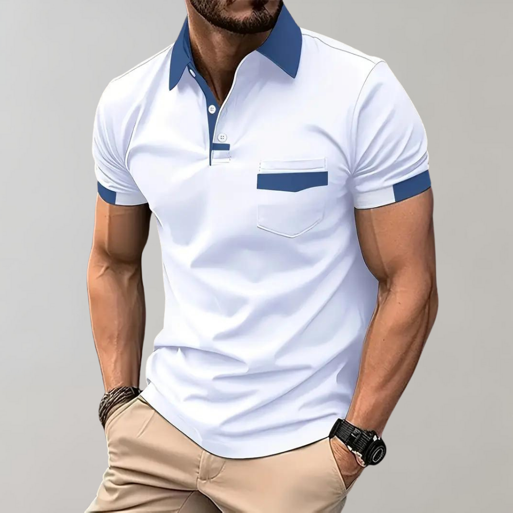 Polo-Shirt | Kurzarm | Knopfleiste | Kragen-T-Shirt | Herrenhemden
