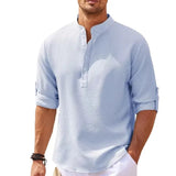 Polohemd Herren | Lässig & Leicht mit Stehkragen – Blau
