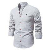 Polohemd Herren | Stehkragen & Slim Fit – Grau