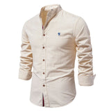 Polohemd Herren | Stehkragen & Slim Fit – Beige