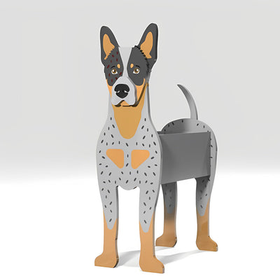 Australian Cattle Dog Flower Pot