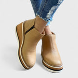 Sophronia - Wasserdichte Stiefeletten – Beige