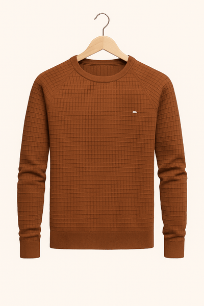 Pullover - Herren Rundhals Langarm Pullover Sweatshirt