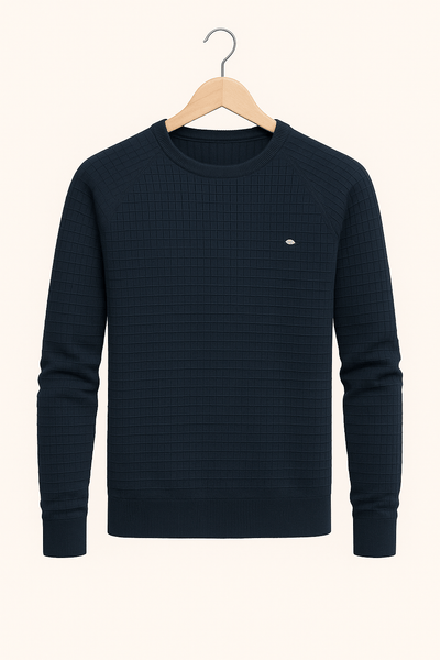 Pullover - Herren Rundhals Langarm Pullover Sweatshirt