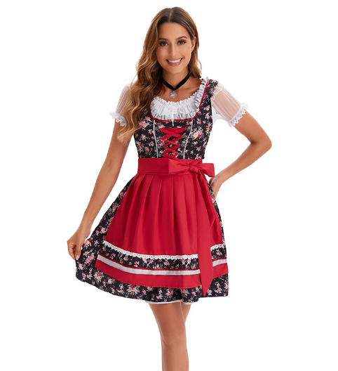 Traditionelles Dirndlkleid Aus Spitze Für Damen | Festlich