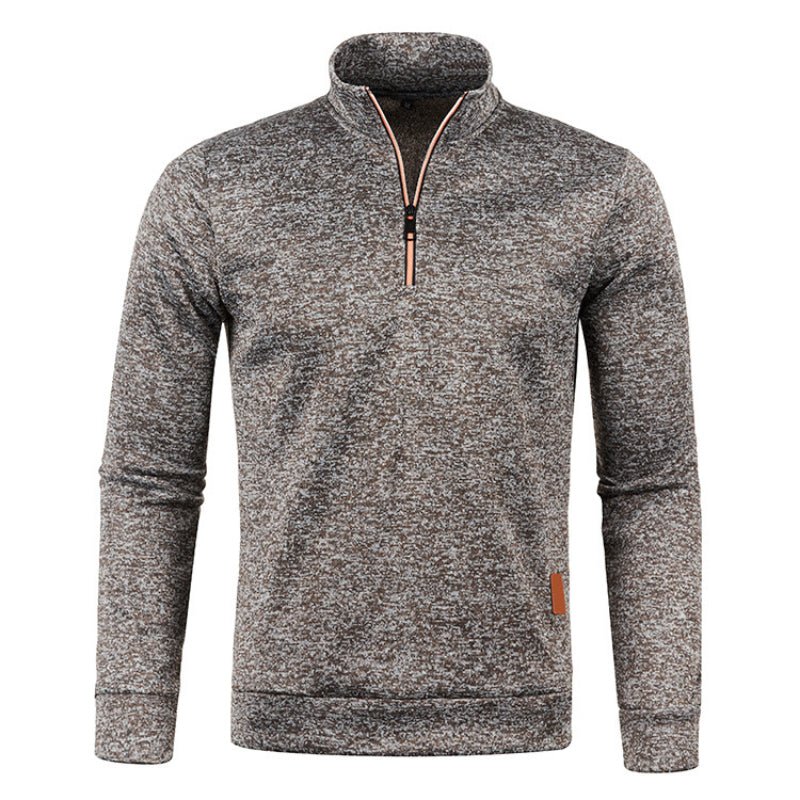 Quarter Zip Sweatshirt | Langarm | Hoher Kragen | Pullover mit halbem Reißverschluss | Quarter Zip Sweatshirts für Männer