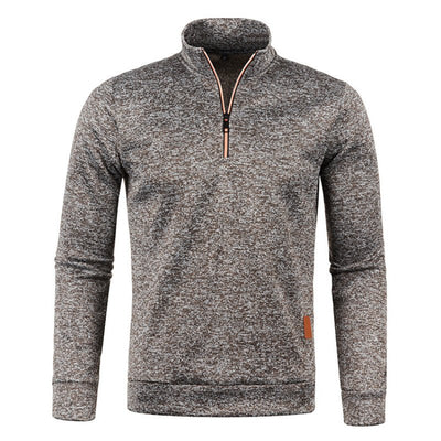 Quarter Zip Sweatshirt | Langarm | Hoher Kragen | Pullover mit halbem Reißverschluss | Quarter Zip Sweatshirts für Männer