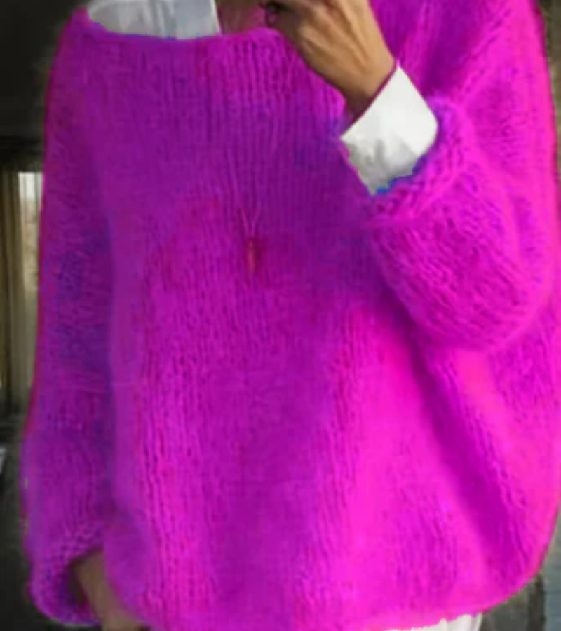 Damen Oversize Strickpullover | Weich & Kuschelig