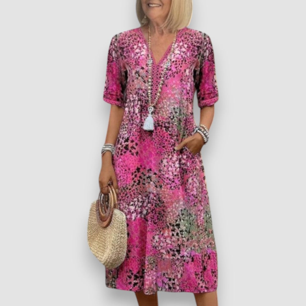 Isla | Elegantes gemustertes Kleid