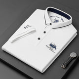 Raffaele | Herren Poloshirt Kurzarm mit Knopfdesign – Weiß