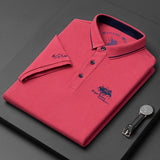 Raffaele | Herren Poloshirt Kurzarm mit Knopfdesign – Rosa