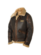 MAVERICK™ | KLASSISCHE FLIEGERJACKE – Marrone scuro