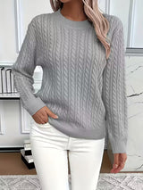 Nora | Vielseitiger Und Bequemer Pullover Für Damen – Grau