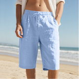 Florian | Herren Kordelzug Freizeit Strandshorts – Himmelblau