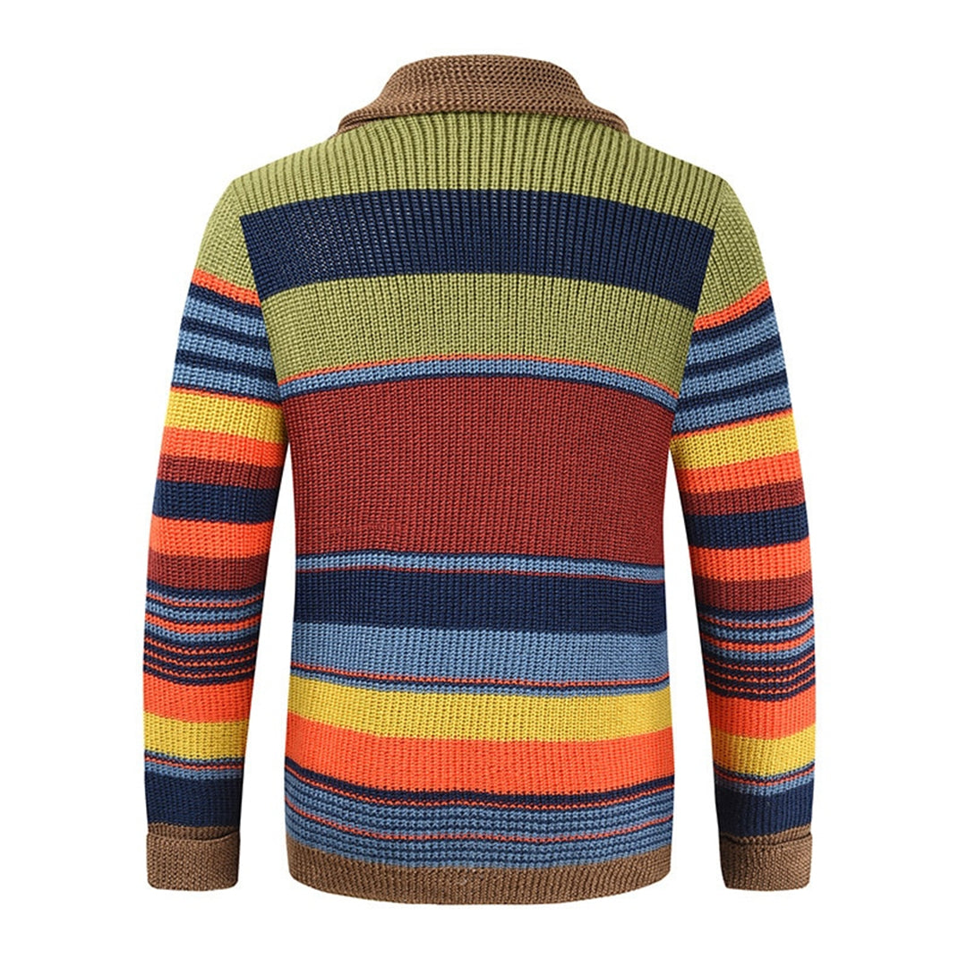 Retro Strickjacke mit Schalkragen für Herren