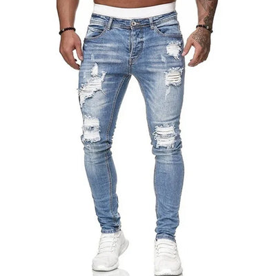 Ripped Jeans | Slim-Fit-Jeans | Gewaschene Jeans | Skinny-Jeans | Herrenjeans
