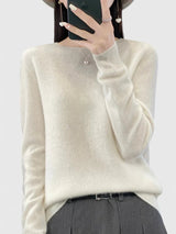 Lina | Kuscheliger Pullover Für Stilvollen Komfort – Weiß