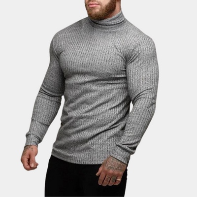 Rollkragenpullover - Slim Fit Langarm-Rollkragenpullover für Männer