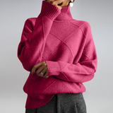 Rollkragenpullover Mit Weiter Passform - Luzie – Rosa