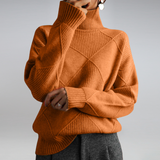 Rollkragenpullover Mit Weiter Passform - Luzie – Orange