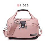 Oella | Diebstahlsichere Handtasche mit 10 Fächern – Rosa