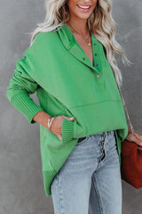 Rosalie | Lässiger Damen-Kapuzen Sweateshirt  Mit Langem Schnitt – Grün