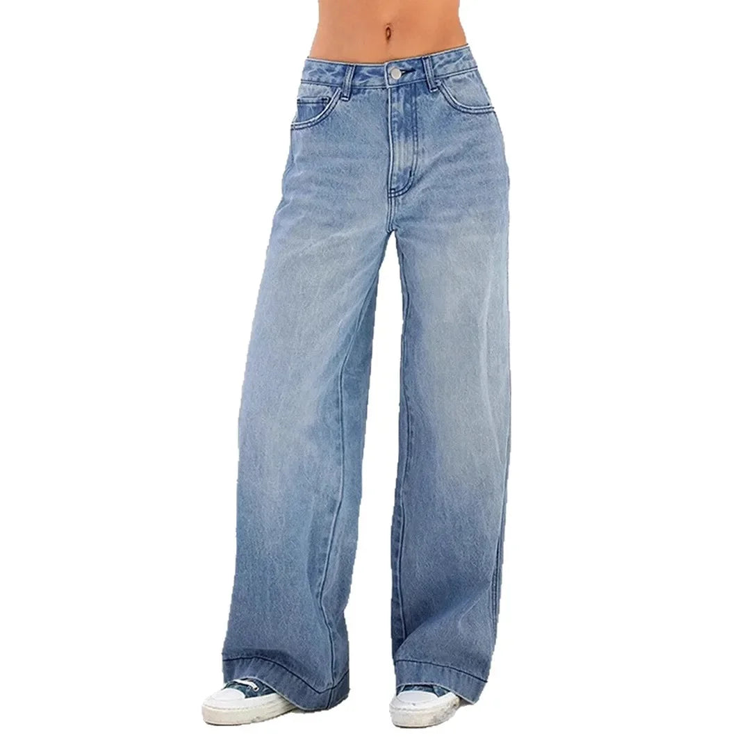 Damen Baggy Jeans | Hohe Taille