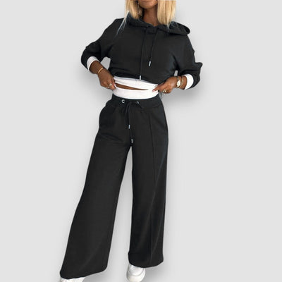 Bella | Zweiteiler mit weitem Hosenbein