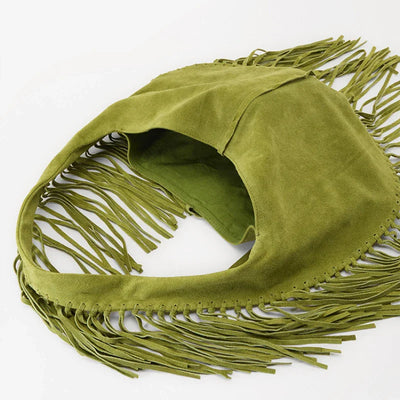 Strohtasche Strand Shopper – Große Vegane Leder Tasche mit Quasten