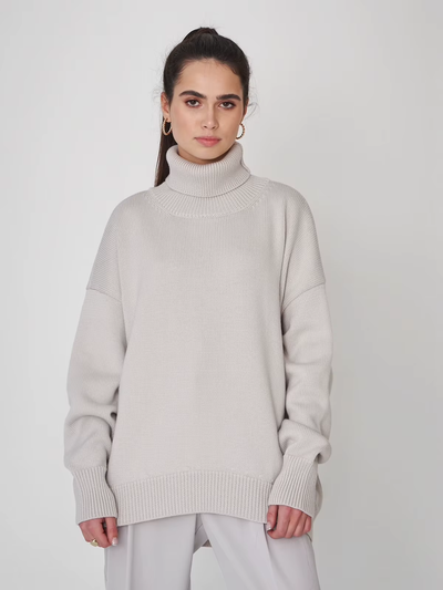 Karl® | Kuscheliger Oversize-Pullover mit Rollkragen