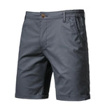 Emil | Herren Freizeit Chino-Shorts mit Knopfleiste – Dunkelgrau