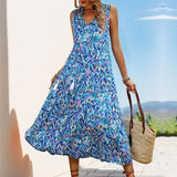 Annorae - Luftig-leichtes Sommerkleid – Blau