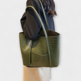 Kaelen - Vintage Schultertasche – GRUN