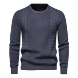 Tobias | Eleganter Strickpullover für Herren – Grau