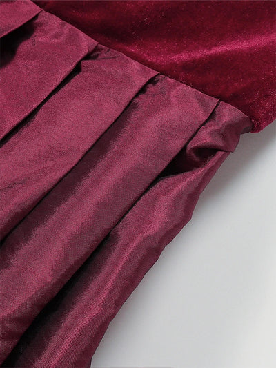 Damen Elegante Rot Oktoberfest Dirndl Kleid