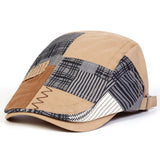 LARS | PATCHWORK-HERRENMÜTZE – Khaki