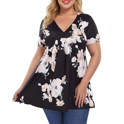 Roswitha® | Feminines Tunika-Top mit Faltenwurf