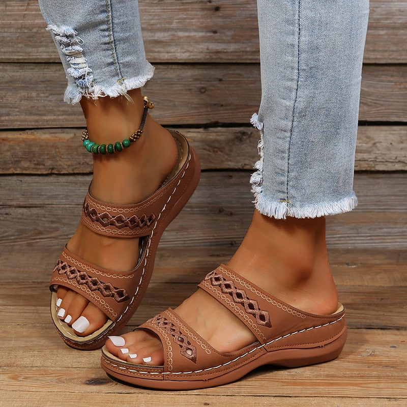 Flache Sandalen Für Damen | Sommer