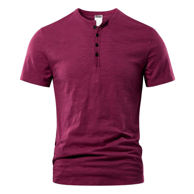 Herren Henley T-Shirt – Lässig & Klassisch