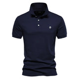 HANS™ | LUXURIÖSES HERREN-POLOHEMD – Dunkelblau