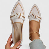 Damenschuhe Slipper Loafer – Weiß