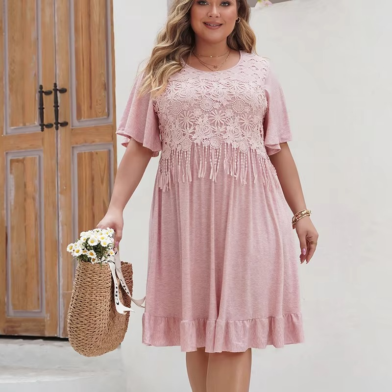 Roswitha® | Verspieltes Sommerkleid mit Spitzen-Details