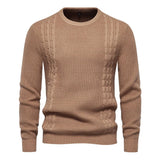 Tobias | Eleganter Strickpullover für Herren – Braun