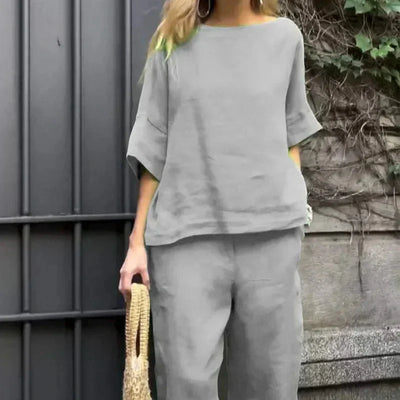 Stilvolles Damen Zweiteiler Set | Lässig