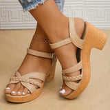 Mia | Modische Sandalen Damen Komfort – Kamel