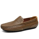 Robenlo | Luxuriöse Herren-Loafer in Flechtoptik – Braun